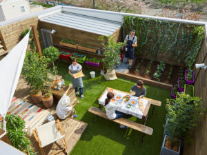 プランターを使った”食べられる庭”づくり